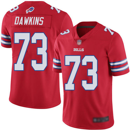 Men Buffalo Bills #73 Dion Dawkins Limited Red Rush Vapor Untouchable NFL Jersey->buffalo bills->NFL Jersey